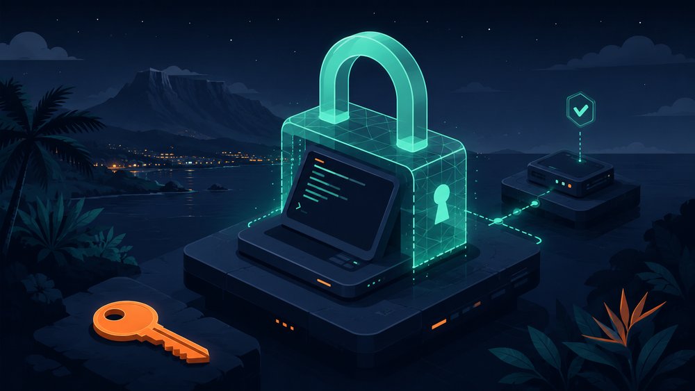 Visuel de la quête SSH Bastion — Ne te verrouille pas dehors